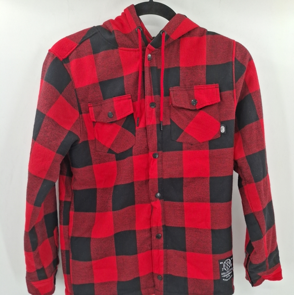 Ecko Unltd Mens Buffalo Check Medium‎ Coat